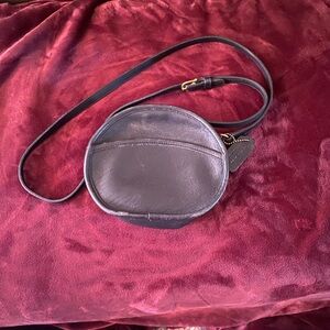 Coach Black Leather Crossbody Bag